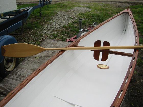 Charlotte double paddle canoe